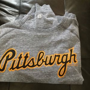 Pittsburgh long sleeve light weight sweatshirt